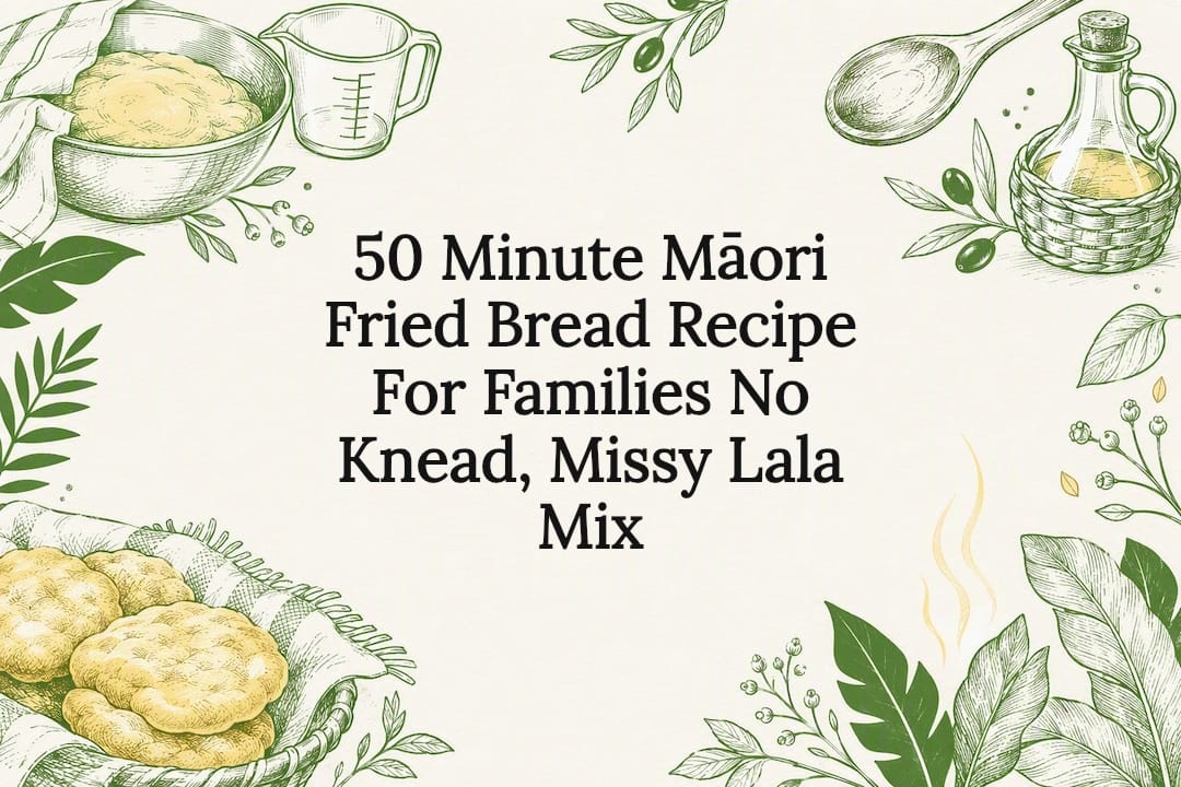 Māori fried bread recipe title card