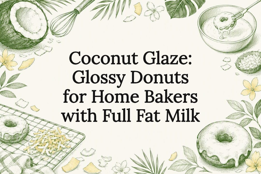 Coconut glaze donut title card