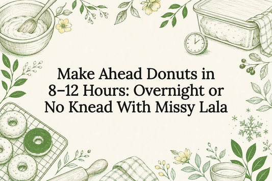 Overnight donut baking title card