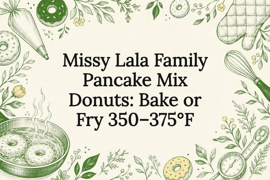 Decorative donut baking title card