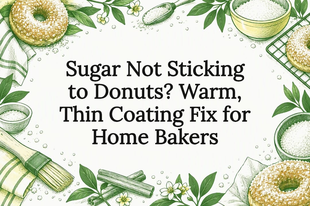 Hand-drawn donut and sugar title card