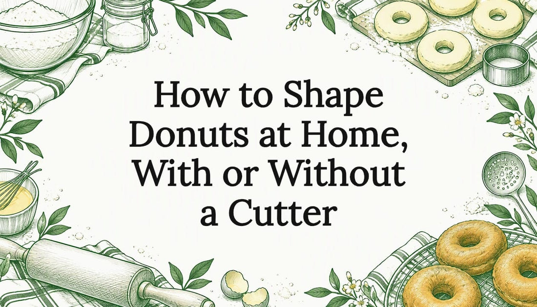 Hand-drawn donut tools frame a clear title area