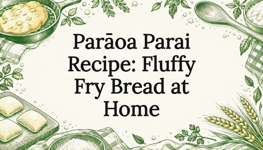Pencil sketch title card with fry bread