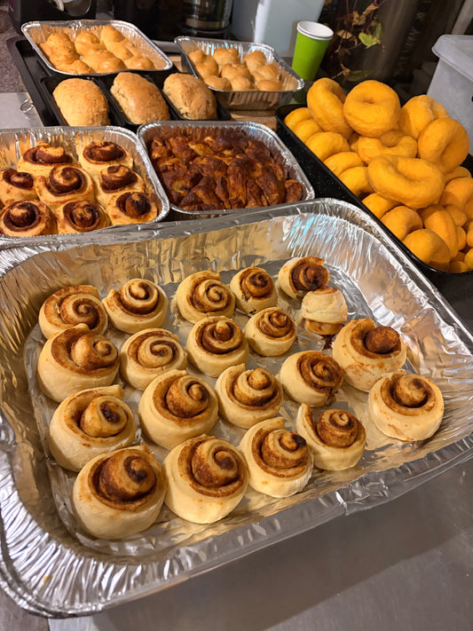 Missy Lala Cinnamon Rolls with Lemon Cream Cheese Icing
